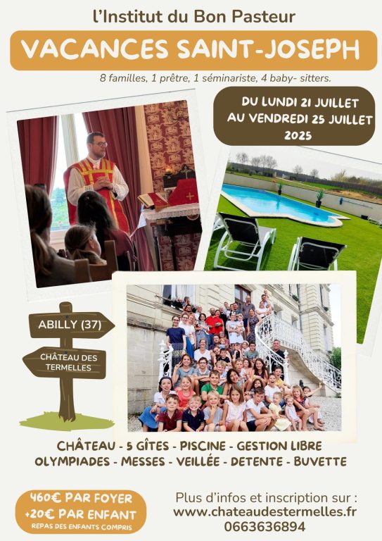 Vacances St Joseph